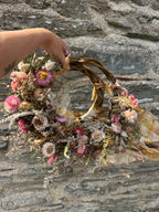 Crescent moon wreath