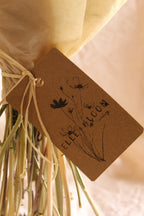 Dried flower bouquets