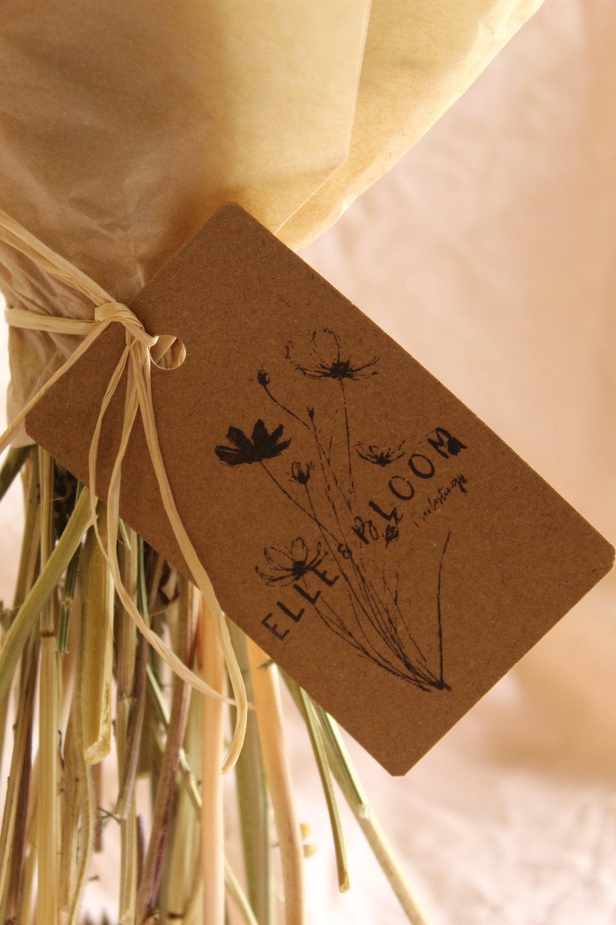 Dried flower bouquets