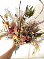 Dried flower bouquets