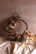 Crescent moon wreath