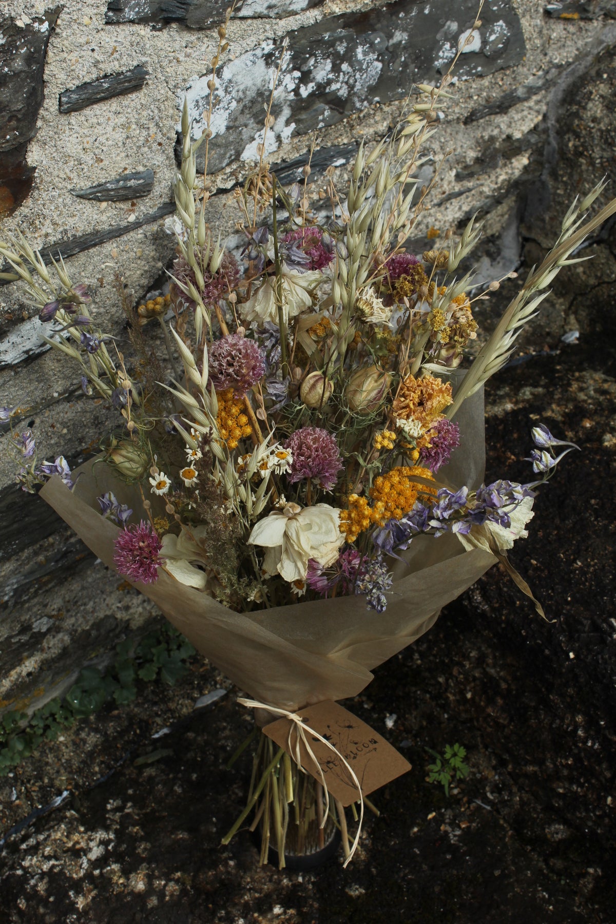 Dried flower bouquets