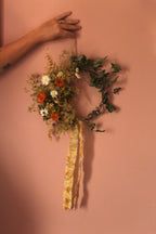 Golden magic wreath