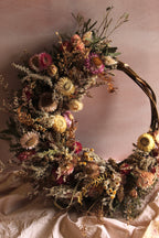 Crescent moon wreath